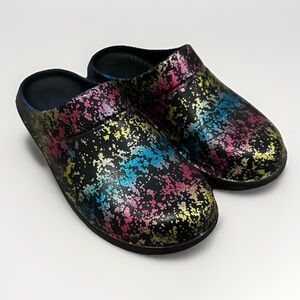 Oofos OOcloog Mules Clog Limited Edition 80’s Arcade Slip On Recovery Women 6.5
